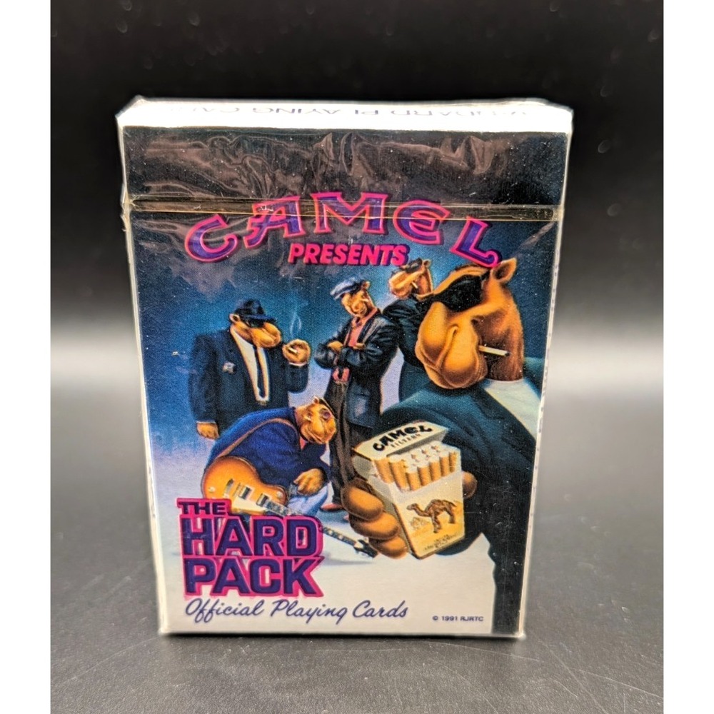 Joe Camel The Hard Pack Playing Cards Factory Sealed 1991 US Playing Card Co